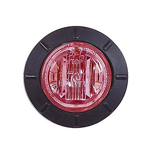 Maxxima 1.25" Round P2/P3/PC2 Clearance Marker Red Clear Lens - M09400RCL