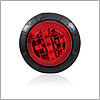 Maxxima 6 LED 1.25" Round Low Profile Combination P2PC Clearance Marker Red M09410R