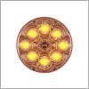 Maxxima 2 1/2" Round Amber Clear Lens Vantage Series - M16280YCL