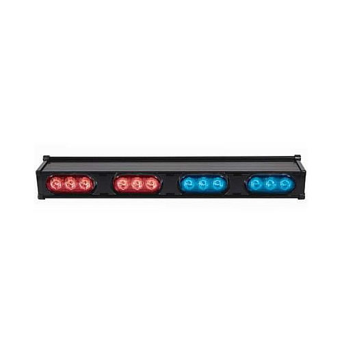 Maxxima 12 LED Emergency Red/Blue Light Bar - M20372BRCL-4