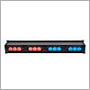 Maxxima 12 LED Emergency Light Bar 2 Red / 2 Blue M20372 Series - M20372BRCL-4