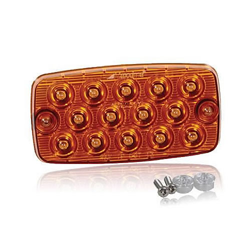 Maxxima Surface Mount Low Profile 0.4" Ultra Thin LED Light - Amber Park Rear Turn - M42206Y