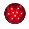 Maxxima Lightning 4 Round Red Stop/Tail/Turn Dual Voltage 12/24 VDC - M42322R-DV