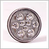 Maxxima 4" Round LED Back-Up Light (Grommet Mount, PL-3) - M42347