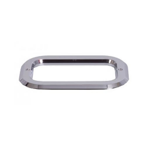 Maximma Rectangular Chrome Plastic Grommet Cover - M49705