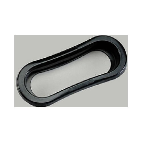 Maxxima Oval Black Vinyl Grommet - M50600-B