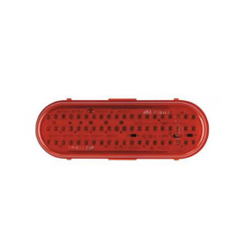 Maxxima Oval LED Stop/Tail/Turn Light Red - M63100R