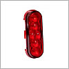 Maxxima 6 LED Red Oval Stop/Tail/Turn Light - M63346R