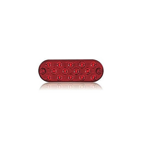 Maxxima Oval Red Combo Back-Up/Interior Courtesy Surface Mount, Bulk Pack - M63350R-X