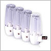Maxxima Barrel Design LED Night Light with Sensor Pack of 4 - MLN-09-4