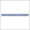 Maxxima Blue LED Adhesive Strip Light 18" - MLS-1827BL