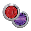 Maxxima 3/4" Round P2P3 CM Red With Purple Aux - M09340RP-DC