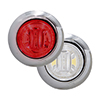 Maxxima 3/4" Round P2P3 CM Red with White Aux - M09340RW-DC