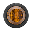 Maxxima 1-1/4" Round P2/PC/PC2 CM Amber Slim Profile, Bulk Pack - M09410Y-X