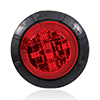 Maxxima 1.25" Round P2/P3/PC2 Clearance Marker Red, Wide Channel Grommet - M09411R-X