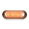 Maximma Ultra 0.9" Thin Profile 4 LED Warning Light - Amber Clear, Bulk Pack - M20384YCL-X