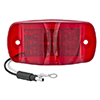 Maxxima Rectangular Clearance Marker P2/P3/PC2 Red, Bulk Pack - M23015R-X