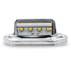 Maxxima LED License Light 1.7" X 1" With Stainless Steel Chrome Bezel, Bulk Pack - M25200L-X