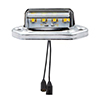 Maxxima LED License Light 1.7" X 1" With Stainless Steel Chrome Bezel PL-10 - M25202L-X