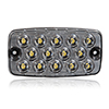 Maximma Surface Mount Low Profile 0.4" Ultra Thin LED Light - White Back-Up/Courtesy, Bulk Pack - M42206-X