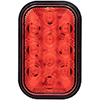 Maxxima Rectangular Red Stop/Turn/Tail - M42213R-A