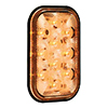 Maxxima Rectangular Amber Clear Lens Park/Front/Rear Turn -0 M42213YCL-A