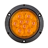 Maxxima 4" Round Amber Surface Mount PFT Lightning Series - M42321Y