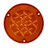 Maxxima 4" Round LightningS Amber Park Rear Turn Flange Mount PL-3 - M42354Y-X