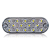 Maxxima Low Profile Thin Oval White Surface Mount Backup Light - M63350