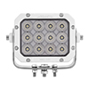 Maxxima Square MaxxBright Work Light 8500 Lumens White Housing - MWL-501