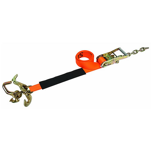 Multiprens Abrasion Resistant Super Edge 2" x 8' w/ RTGJ-Hook and 1' Chain Tail with Wear Pad 30-ATC4456-8