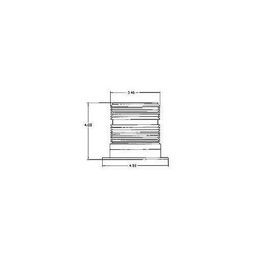 North American Signal 12/48 V Amber, LED Flashing Light, UL Listed - LEDFL350-A