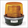 North American Signal 12/24 V Amber Strobe Light, Inner Lens, Outer Dome, Magnetic Mount, Double Flash - DFS900M-A