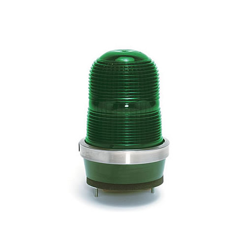 North American Signal 48 V Amber, Permanent Mount, ABS Base, SS Flasher - EFL1-48A