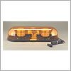 North American Signal 12/24 V Amber, Q350Master & SL, Mirror, Magnetic Mount, 23" - MB35M-A