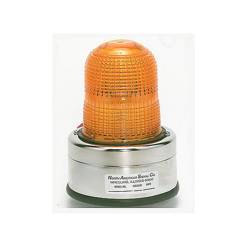 North American Signal 48 V Amber, Permanent Mount, Solid State Flasher - MIP-48A
