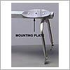 North American Signal Stainless Steel Mounting Plate, 7" - MP7