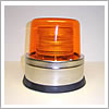 North American Signal 12/24 V Amber Strobe Light, Inner Lens, Outer Dome, Permanent Mount, Single Flash - ST1250-A
