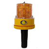 North American Signal 24 LED Flashing Amber Personal Safety Light, SKINNY Handle, Photocell - PSL2HDLX-A