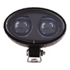 North American Signal 12/48 V, Square BLUE LED Work Light, Pedestrian Safety Light - WLED-2X5B