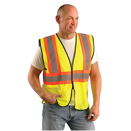 Occunomix High Visibility Value Mesh Two-Tone Safety Vest, Class 2 - ECO-GC2T