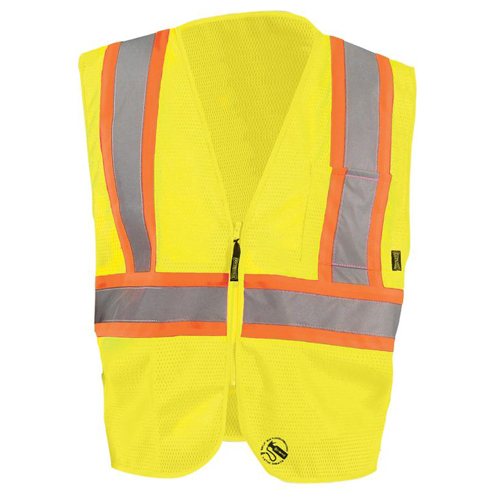 Occunomix Mesh Self-Extinguishing Vest with Quick Release Zipper