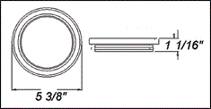 Optronics BUL101 Series LED Back-Up Light with Stainless Steel Mount - A45SBP