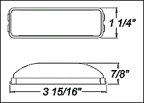Optronics MC65/67 Series Marker/Clearance Light - A65P