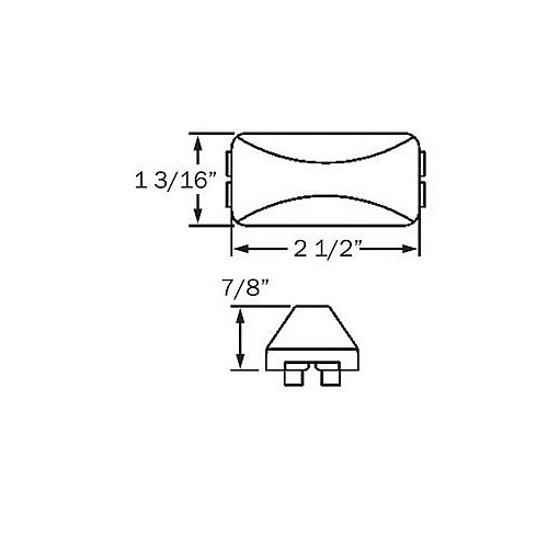 Optronics MC91 Series Marker/Clearance Light Red - A91RB