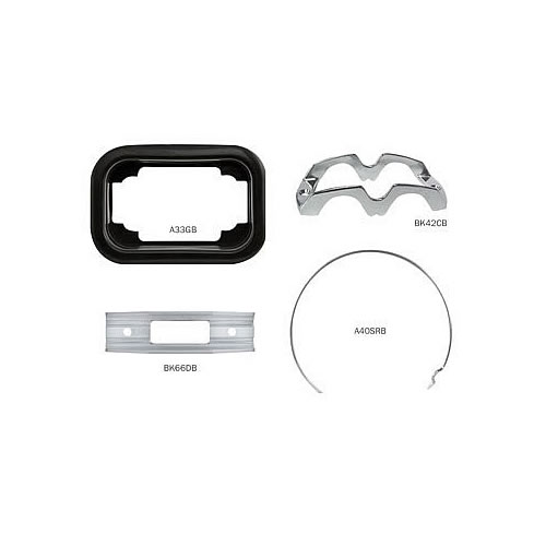 Optronics MCL66 Series LED Marker/Clearance Light Heavy Duty Armored Base - BK66DBP