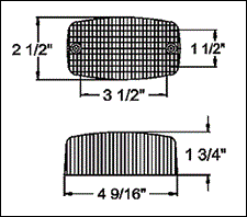 Optronics IL21 Series Interior/Utility Light 2 -Wire - IL21CS