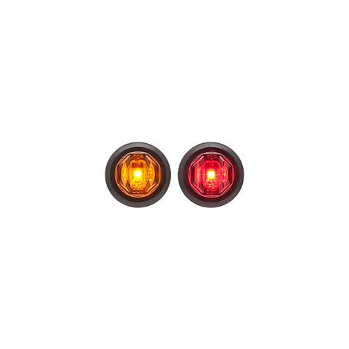 Optronics MCL12 Series LED Marker/Clearance Light Red 3/4" - MCL12RK