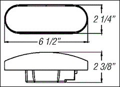 Optronics ST70 Series Stop/Turn/Tail Light Red - ST70RBTK