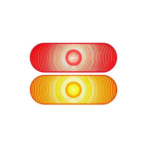 Optronics STL002 Series LED Stop/Turn/Tail Light Red with Grommet - STL002RB